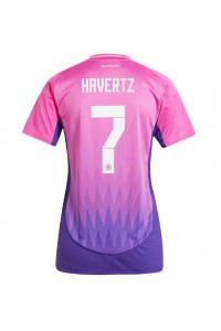 Duitsland Kai Havertz #7 Voetbaltruitje Uit tenue Dames EK 2024 Korte Mouw